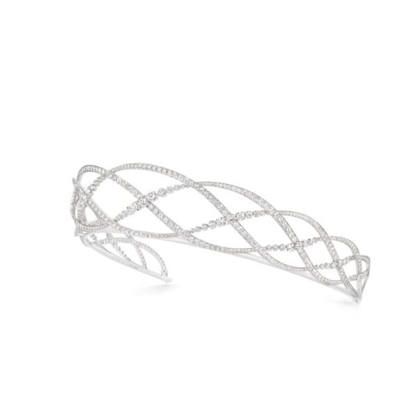 Buy Chaumet Aphrodite tiara - White gold, diamonds - Image 2