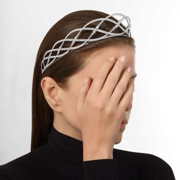 Buy Chaumet Aphrodite tiara - White gold, diamonds - Image 3