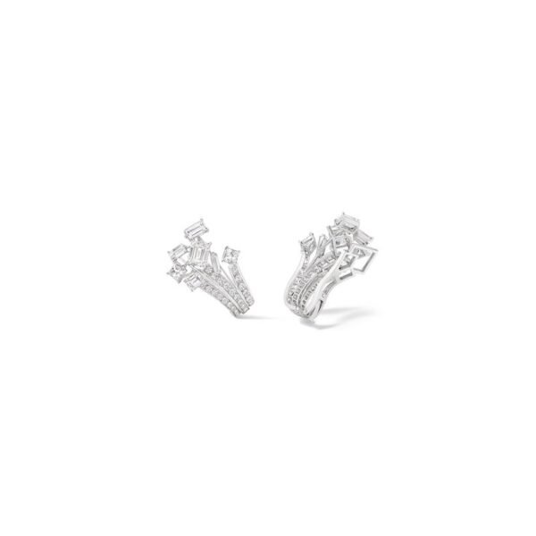 Buy Chaumet Déferlante Earrings - White gold, diamonds - Image 2