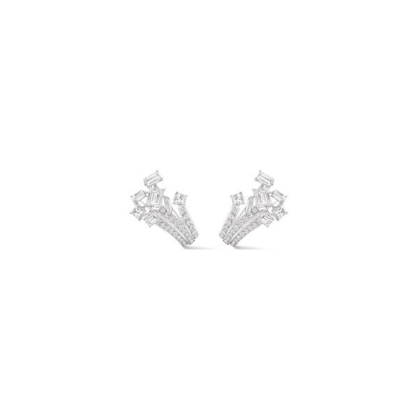 Buy Chaumet Déferlante Earrings - White gold, diamonds