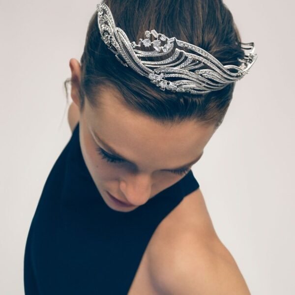 Buy Chaumet Déferlante Tiara - White gold, diamonds - Image 3