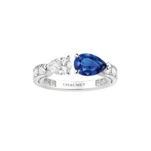 Buy Joséphine Duo Éternel ring - White gold, sapphire, diamonds