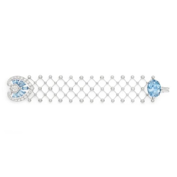 Buy Chaumet Promenades Impériales Bracelet - White gold, aquamarines, diamonds