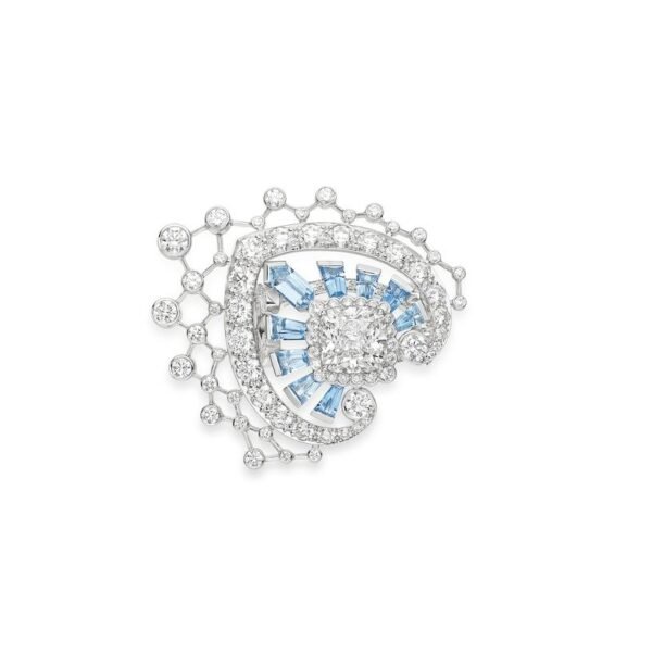 Buy Chaumet Promenades Impériales Ring - White gold, diamonds, aquamarines