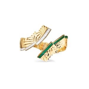 Buy Chaumet Skyline Bracelet - Yellow gold, emeralds, diamonds
