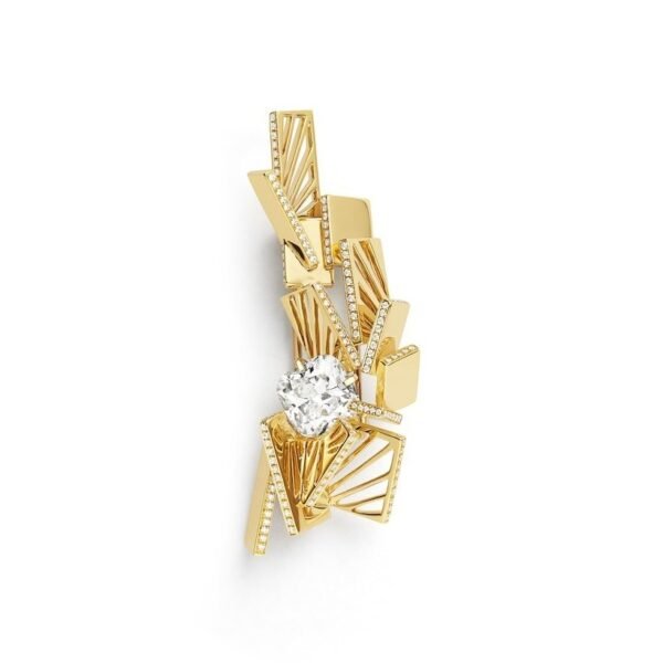 Buy Chaumet Skyline Brooch - Yellow gold, diamonds