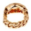 Bvlgari Lapis Chain Link Yellow Gold Ring Size 5 - Image 5