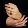 Bvlgari Lapis Chain Link Yellow Gold Ring Size 5 - Image 3