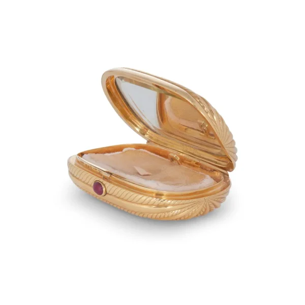 Bvlgari Gold and Ruby Compact Case, Circa 1960s - Image 4