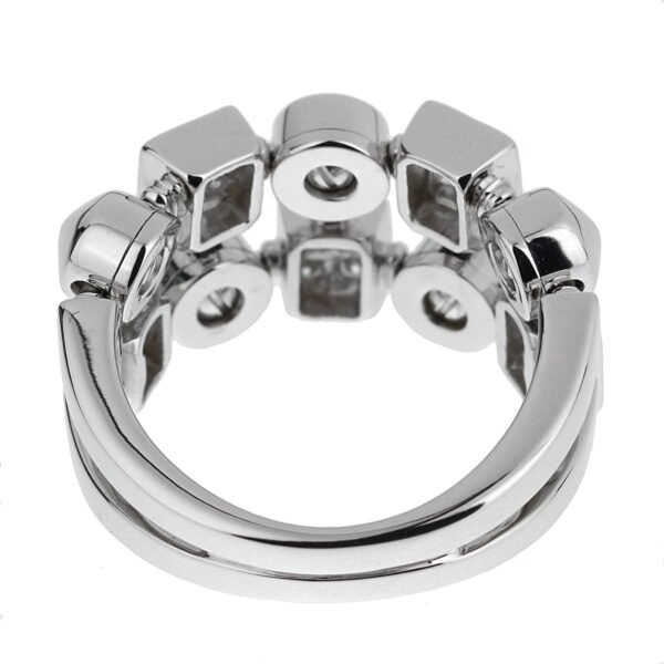 Bvlgari Lucea White Gold Diamond Band Ring - Image 2