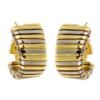Bvlgari Tubogas Yellow & White Gold Earrings