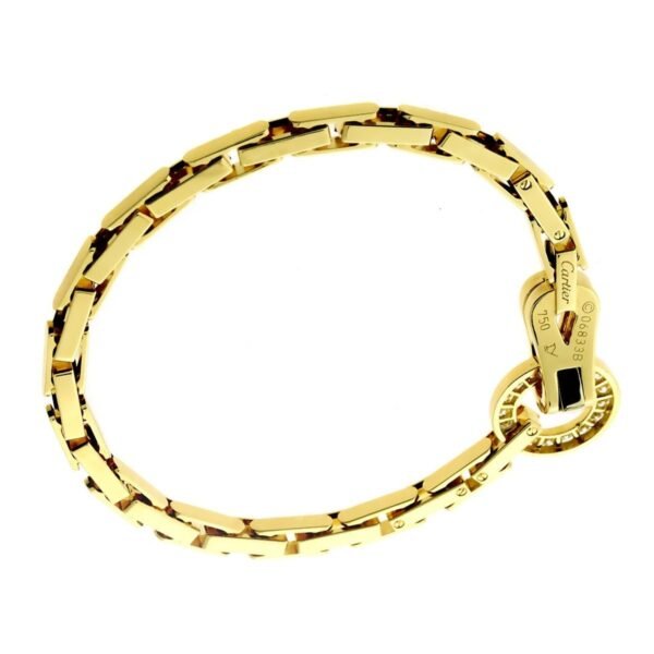 Cartier Agrafe Diamond Gold Bracelet - Image 2