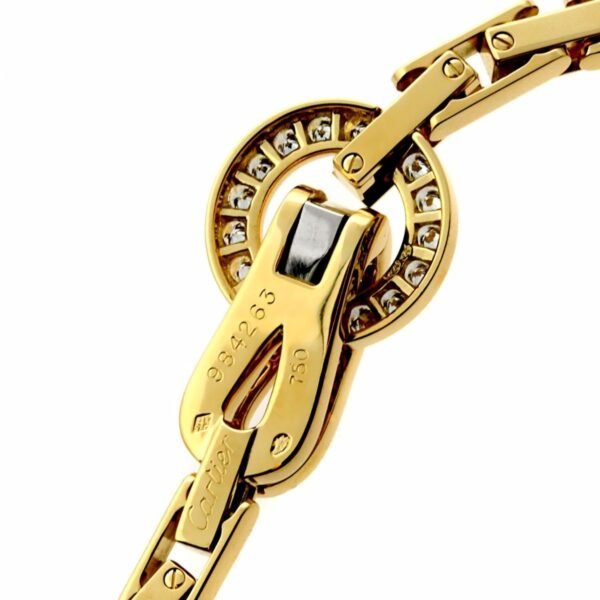 Cartier Agrafe Diamond Gold Necklace - Image 3