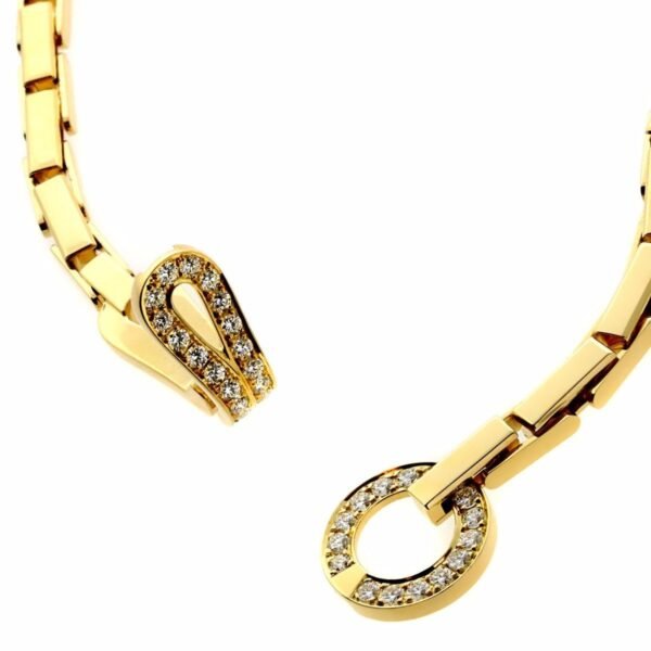 Cartier Agrafe Diamond Gold Necklace - Image 5
