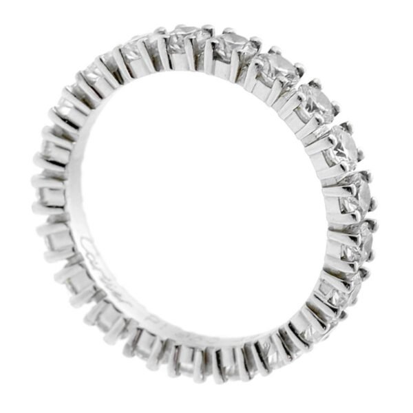 Cartier Diamond Eternity Platinum Ring - Image 2