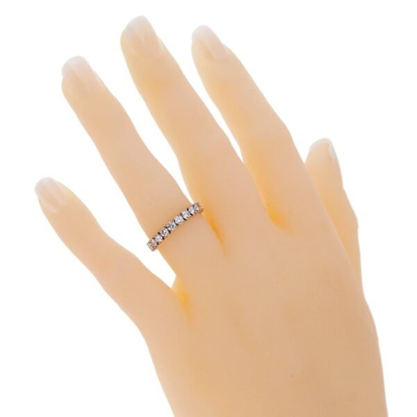 Cartier Diamond Eternity Platinum Ring - Image 4