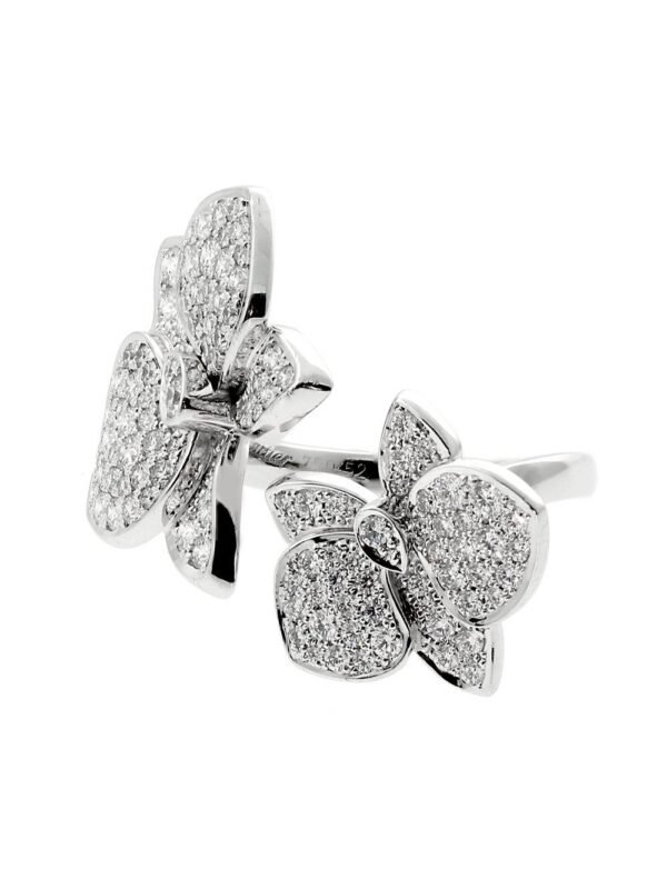 Cartier Diamond Orchid Ring - Image 2