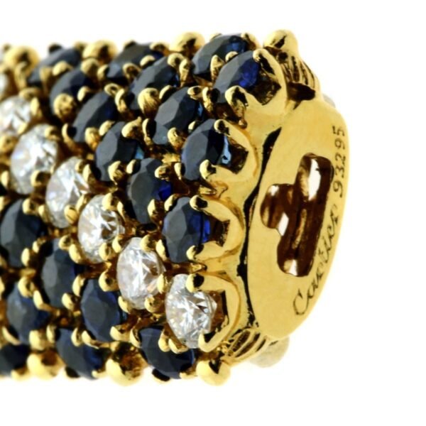 Cartier Diamond Sapphire Yellow Gold Suite - Image 3