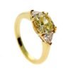 Cartier Fancy Intense Yellow Diamond Gold Ring