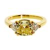 Cartier Fancy Intense Yellow Diamond Gold Ring - Image 2
