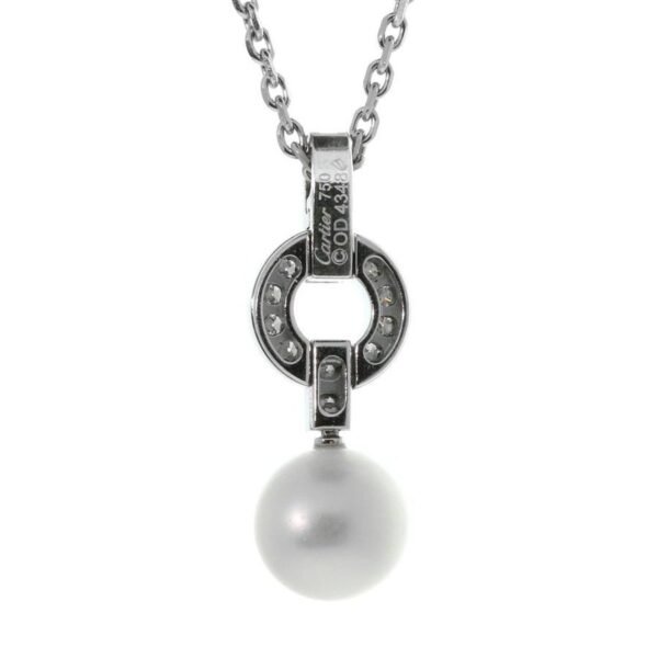 Cartier Himalia Diamond Pearl Necklace - Image 2