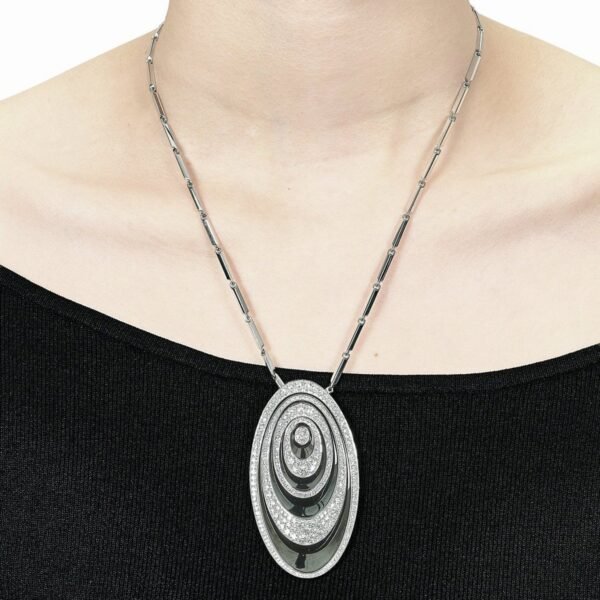 Cartier Hypnose Diamond White Gold Pendant Necklace - Image 2