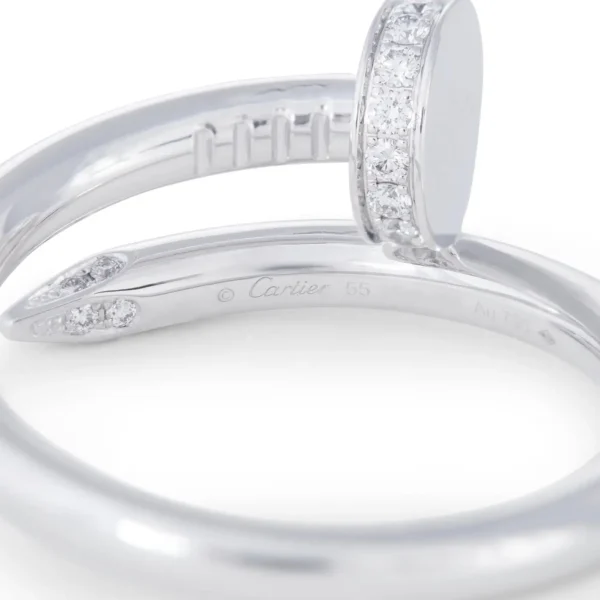 Cartier Juste un Clou Rose White and Diamond Ring - Image 4