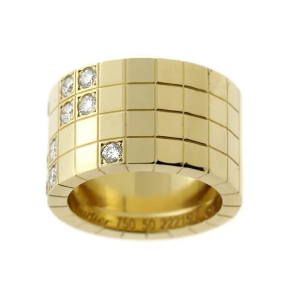 Cartier Lanieres Diamond Gold Ring - Image 2
