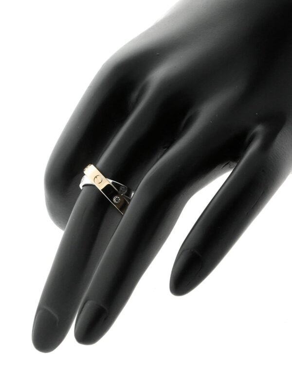Cartier Love Diamond Ring 18k White & Rose Gold - Image 5