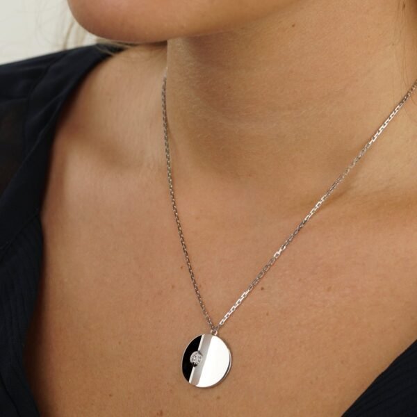 Cartier Love Diamond White Gold Necklace - Image 2