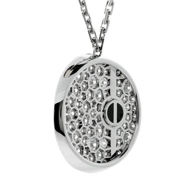 Cartier Love Pave Diamond White Gold Necklace - Image 2