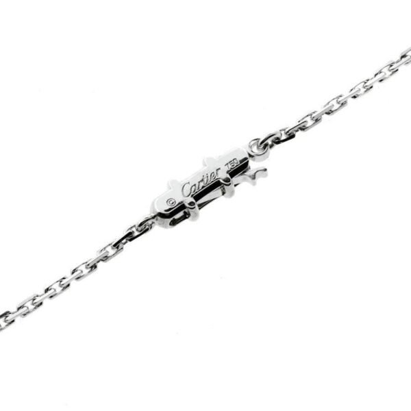Cartier Love Pave Diamond White Gold Necklace - Image 3
