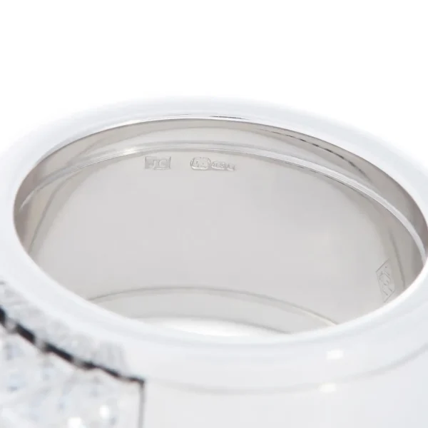 Cartier Paillettes White Gold Diamond Ring - Image 6