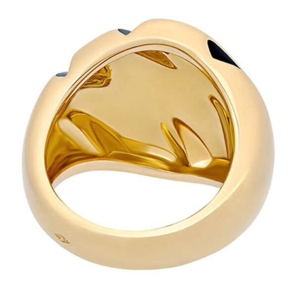 Cartier Panthere Claw Yellow Gold Cocktail Ring Sz 6 1/2 - Image 3