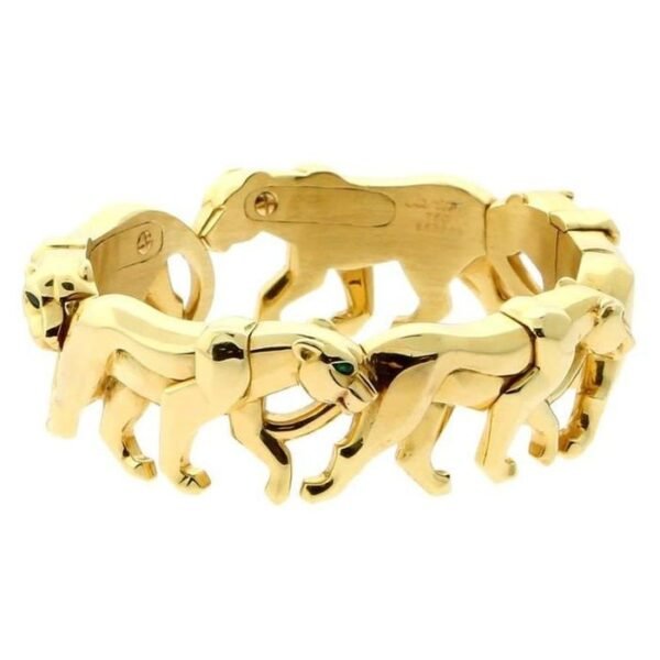 Cartier Panthere Cuff Gold Bangle - Image 2