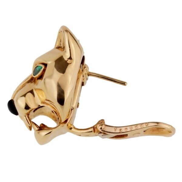 Cartier Panthere Day Night 18k Gold Drop Earrings - Image 3