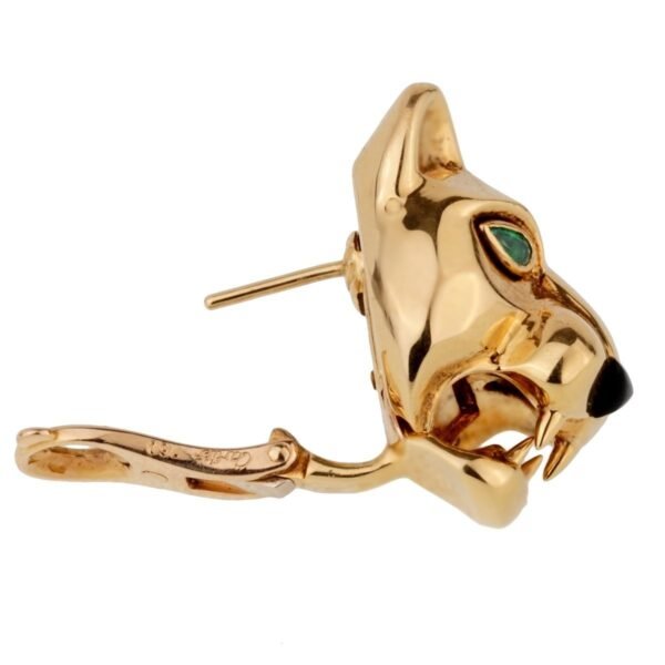 Cartier Panthere Day Night 18k Gold Drop Earrings - Image 5