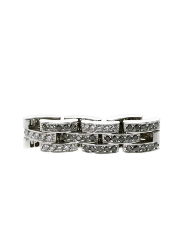 Cartier Panthere Diamond White Gold Ring - Image 2
