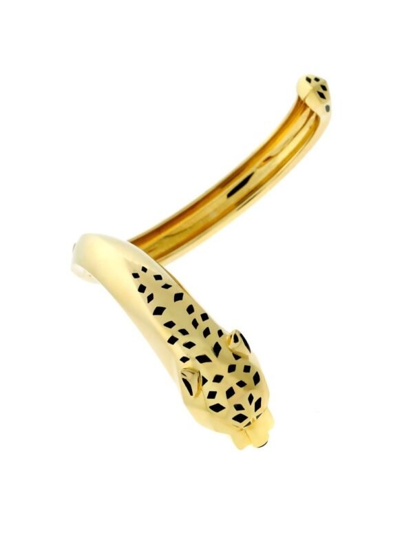 Cartier Panthere Gold Bangle Bracelet - Image 2