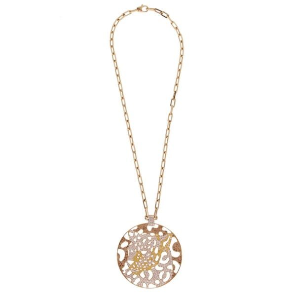 Cartier Panthere Openwork Limited Edition Gold Necklace - Image 6