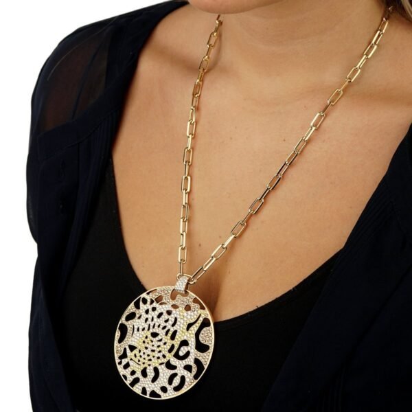 Cartier Panthere Openwork Limited Edition Gold Necklace - Image 5