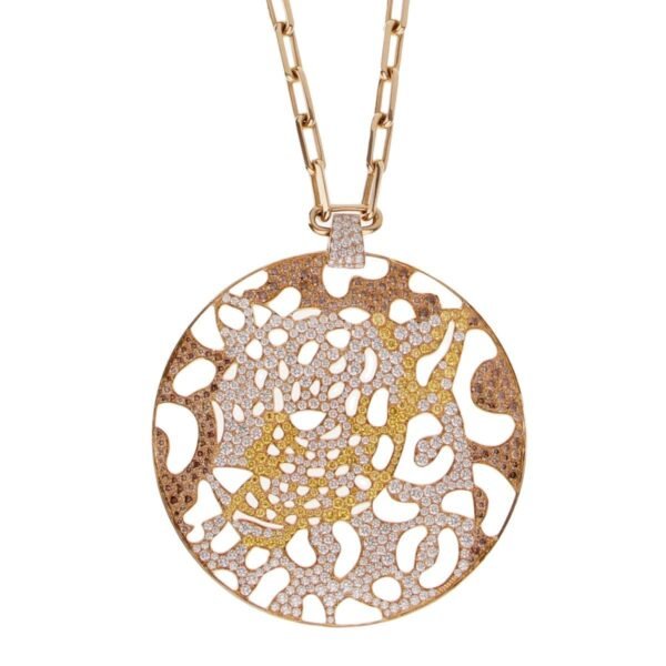 Cartier Panthere Openwork Limited Edition Gold Necklace - Image 4