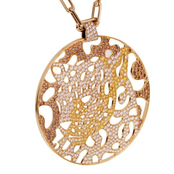 Cartier Panthere Openwork Limited Edition Gold Necklace - Image 3
