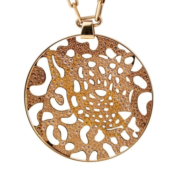 Cartier Panthere Openwork Limited Edition Gold Necklace - Image 2