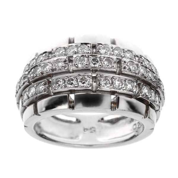 Cartier Panthere Oriane Diamond White Gold Ring - Image 3
