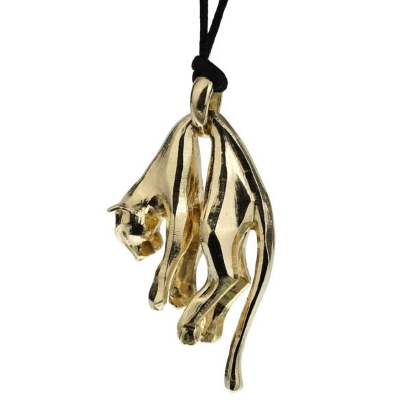 Cartier Panthere Vintage Yellow Gold Pendant Necklace - Image 2
