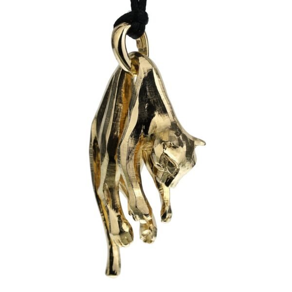 Cartier Panthere Vintage Yellow Gold Pendant Necklace - Image 5