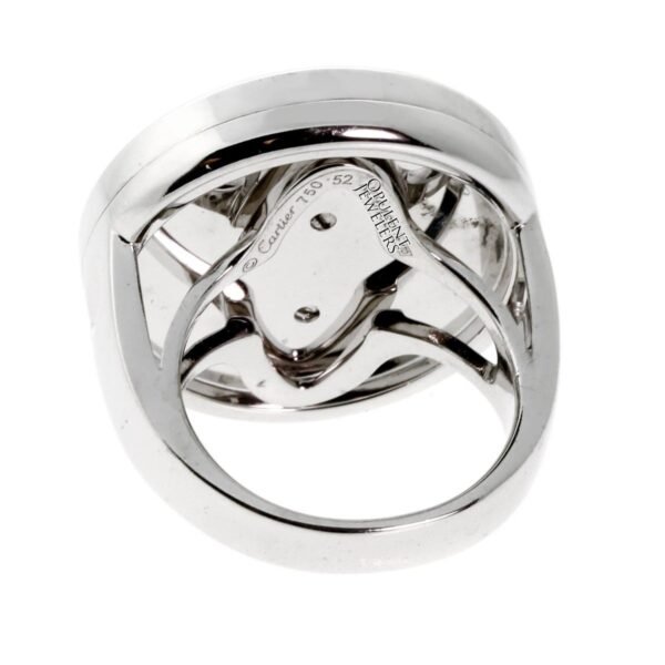 Cartier Pasha Diamond 18k White Gold Cocktail Ring - Image 2