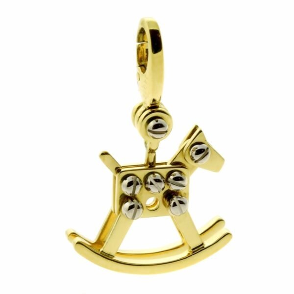 Cartier Rocking Horse Charm Gold Pendant - Image 2
