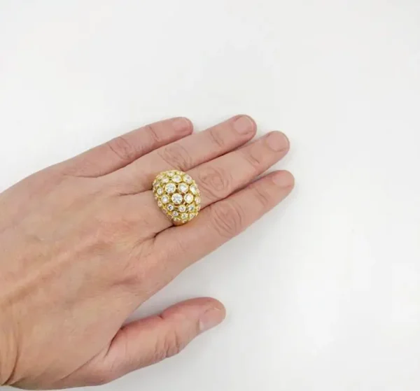 Cartier Rue D e La Paix Diamond Bombe Ring - Image 5